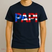 Papi American Flag Vintage Father's Day T-Shirt thumb 3
