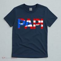 Papi American Flag Vintage Father's Day T-Shirt thumb 5
