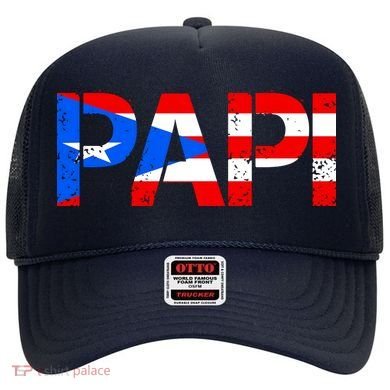 Papi American Flag Vintage Father's Day Hat
