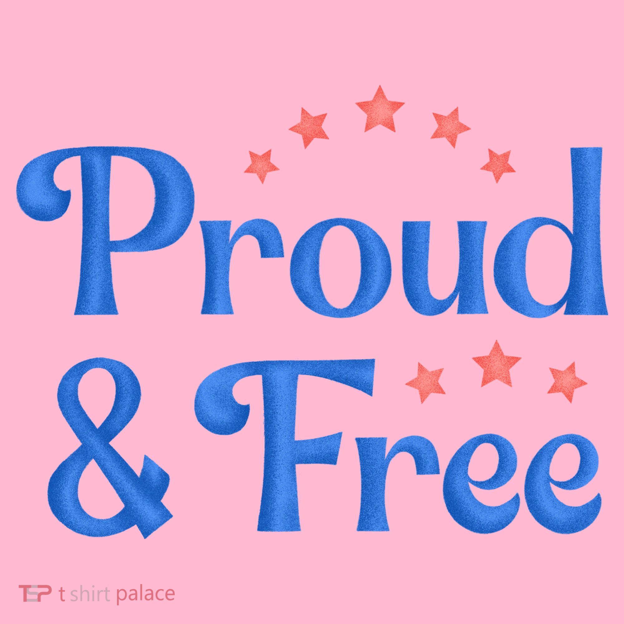 Proud And Free Usa 4th Of July Coaster