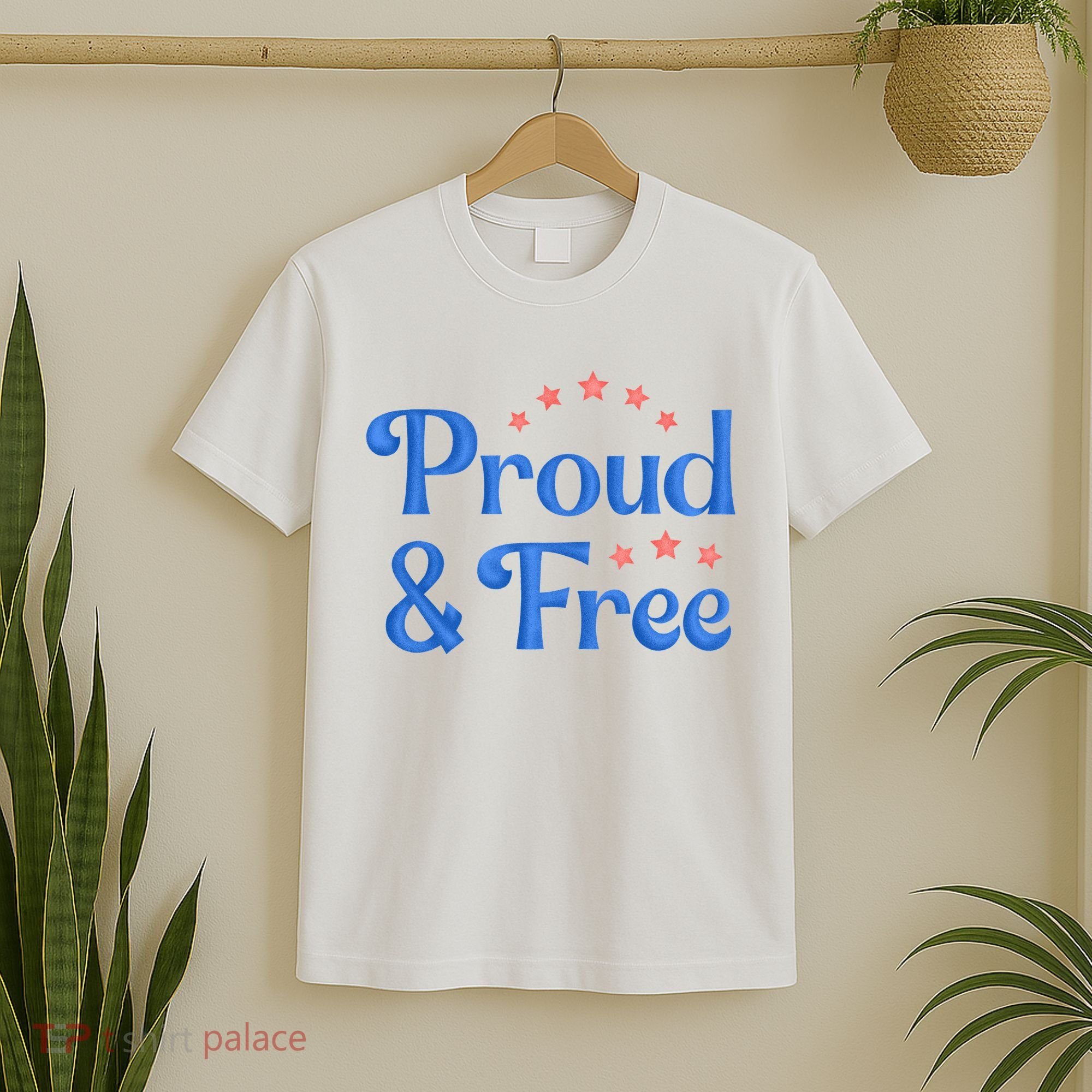 Proud And Free Usa 4th Of July T-Shirt