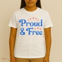 Proud And Free Usa 4th Of July T-Shirt thumb 4