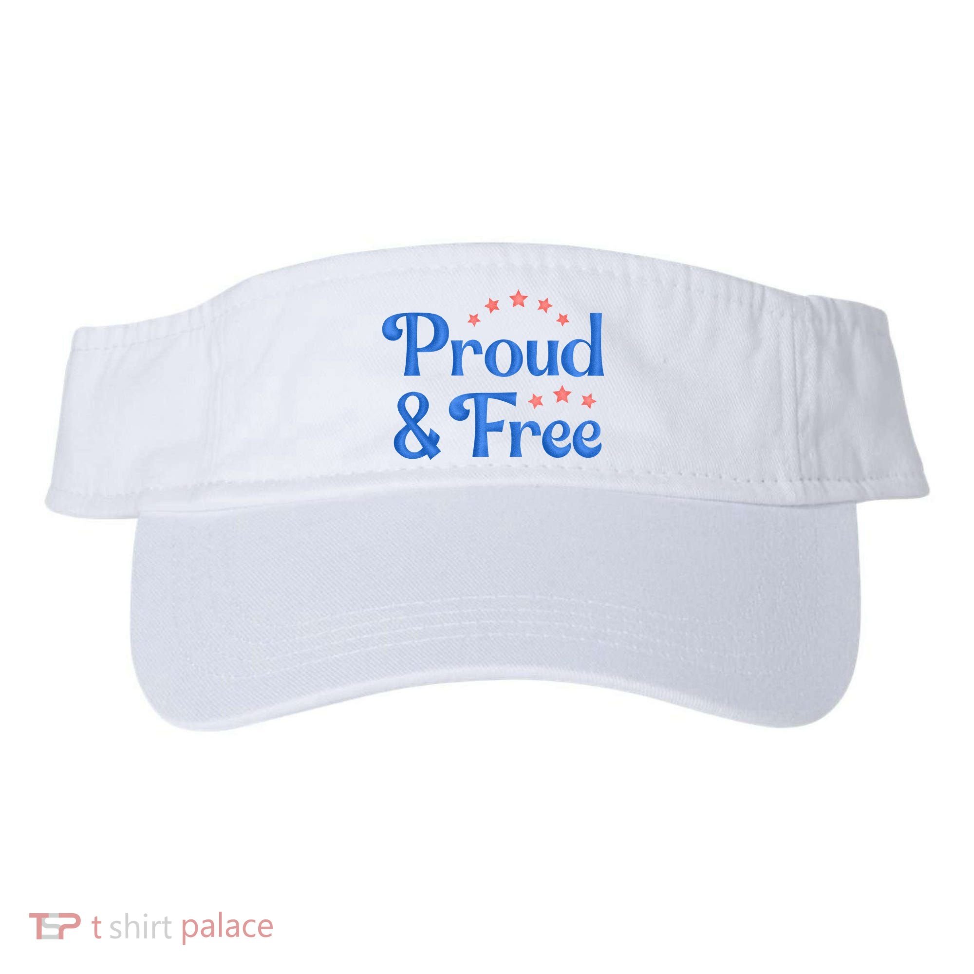 Proud And Free Usa 4th Of July Visor