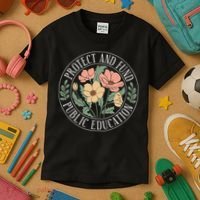 Protect And Fund Public Education Public Teachers Schools Kids T-Shirt thumb 3