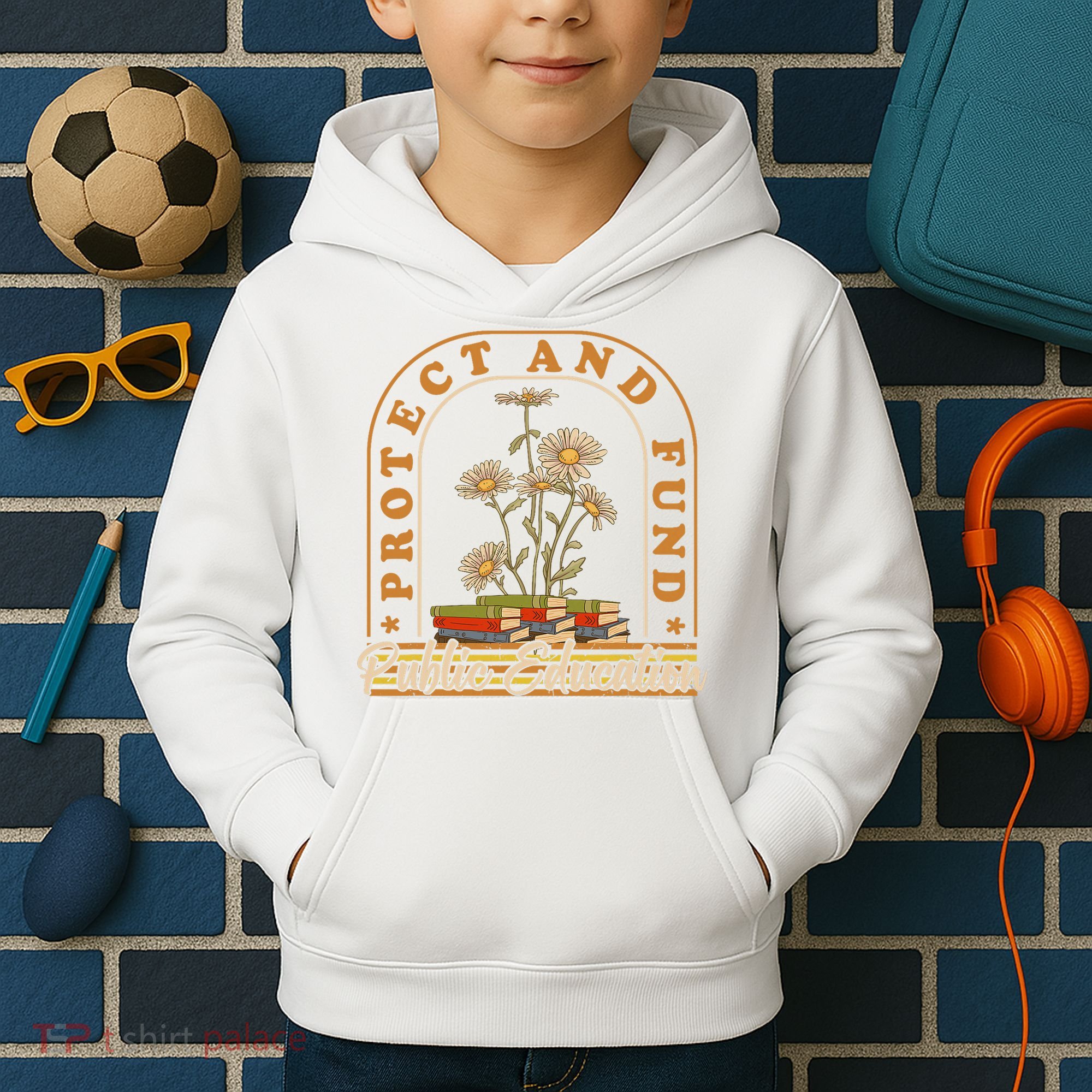 Protect And Fund Public Education Public Teachers Schools Kids Hoodie