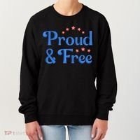 Proud And Free USA Holiday Women's Sweatshirt thumb 0