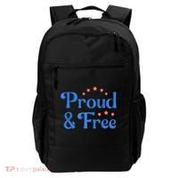 Proud And Free USA Holiday Backpack thumb 0
