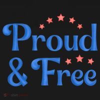 Proud And Free USA Holiday Coaster thumb 2