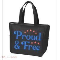 Proud And Free USA Holiday Tote Bag thumb 3