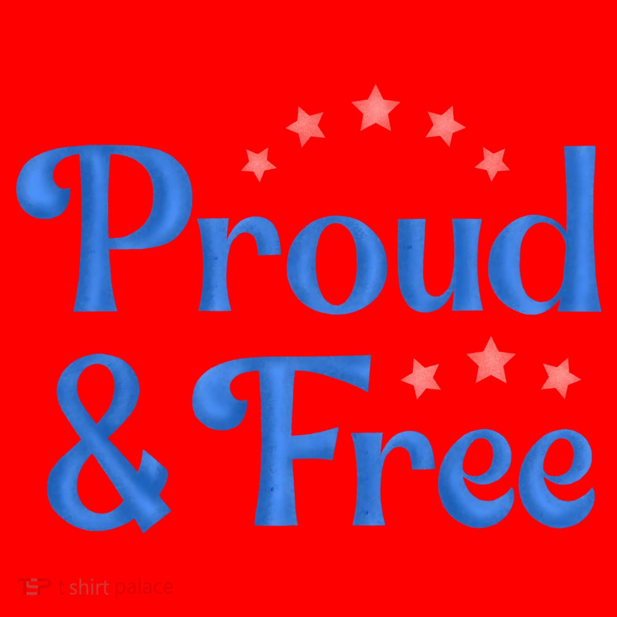 Proud And Free USA Holiday Santa Hat