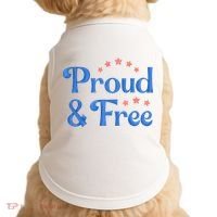 Proud And Free USA Holiday Doggie Tank thumb 0