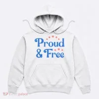 Proud And Free USA Holiday Hoodie thumb 0