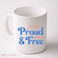 Proud And Free USA Holiday Coffee Mug thumb 0