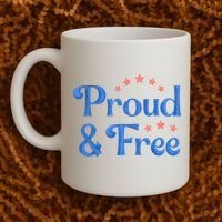 Proud And Free USA Holiday Coffee Mug thumb 2
