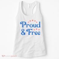 Proud And Free USA Holiday Women's Tank Top thumb 0