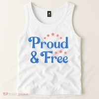 Proud And Free USA Holiday Tank Top thumb 2