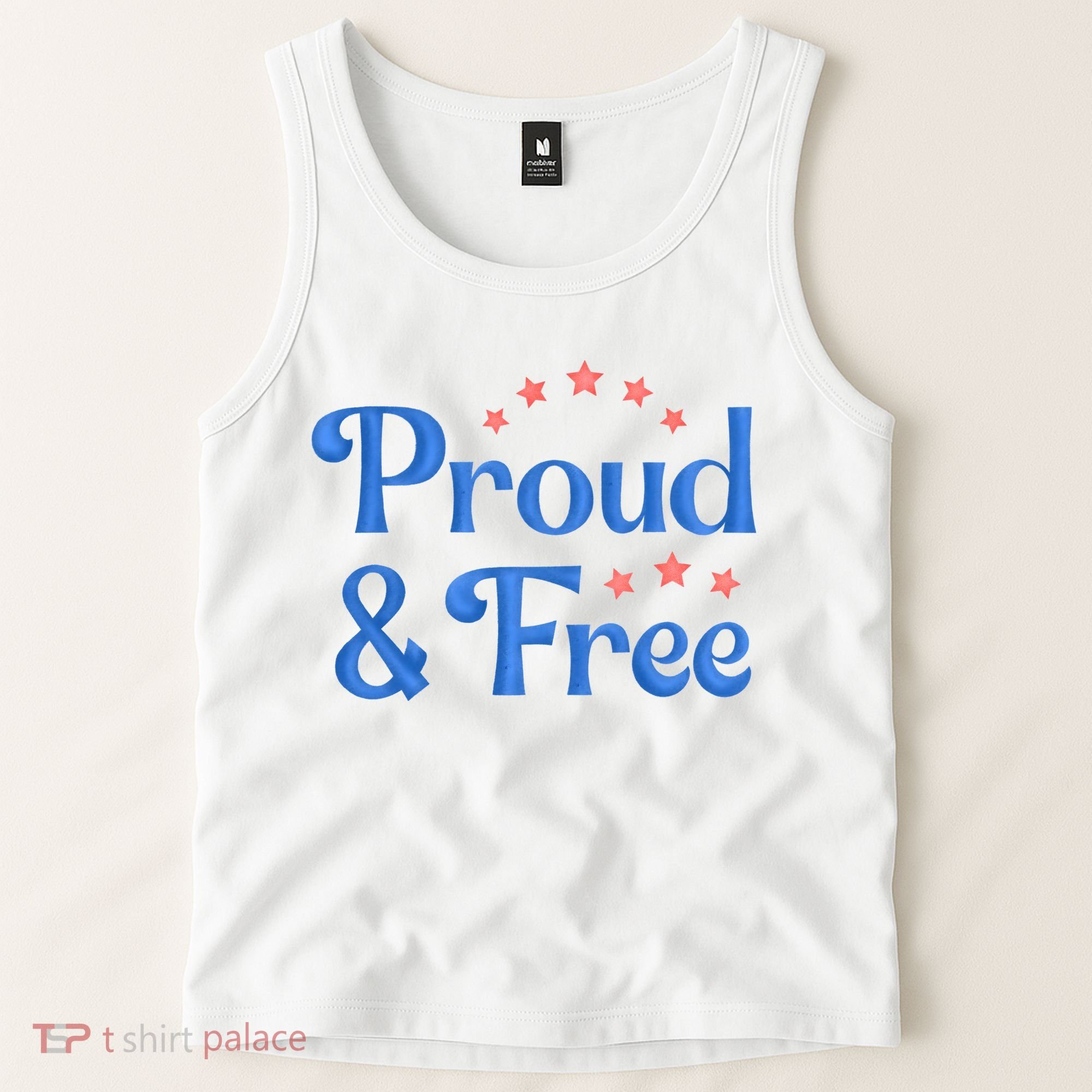 Proud And Free USA Holiday Tank Top