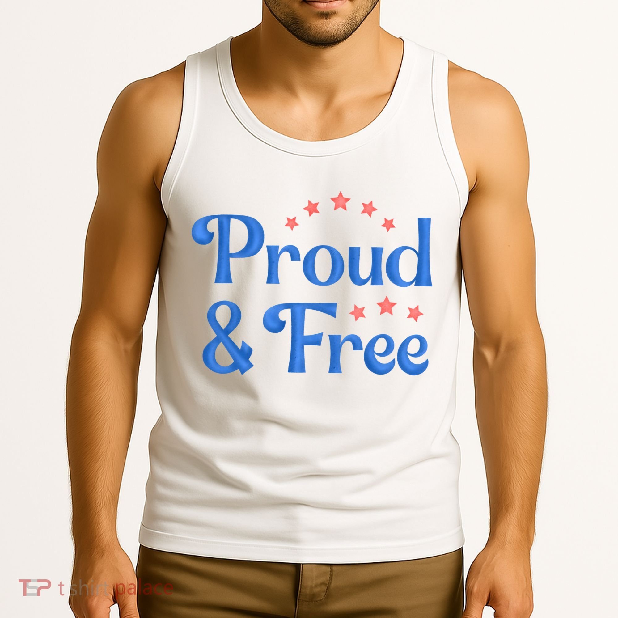 Proud And Free USA Holiday Tank Top