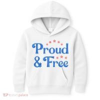 Proud And Free USA Holiday Kids Hoodie thumb 0