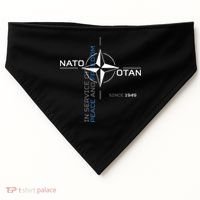 Peace And Freedom Otan Nato USA-Made Doggie Bandana thumb 0