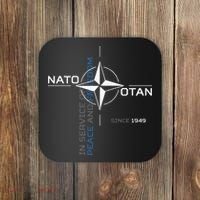 Peace And Freedom Otan Nato Coaster thumb 0