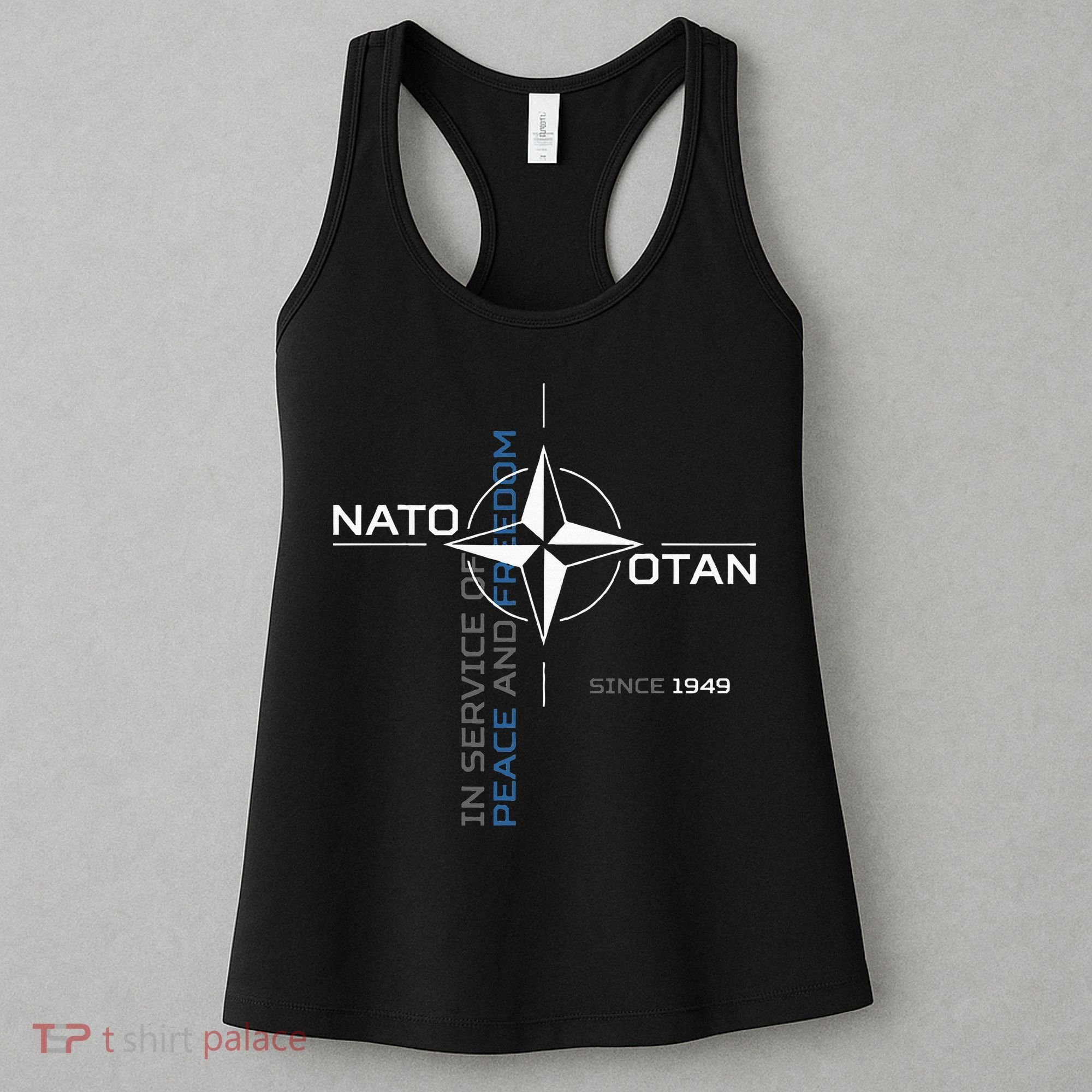 Peace And Freedom Otan Nato Women's Tank Top