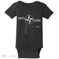 Peace And Freedom Otan Nato Baby Bodysuit thumb 0