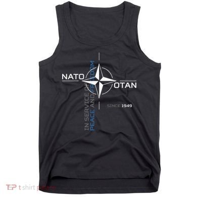 Peace And Freedom Otan Nato Tank Top