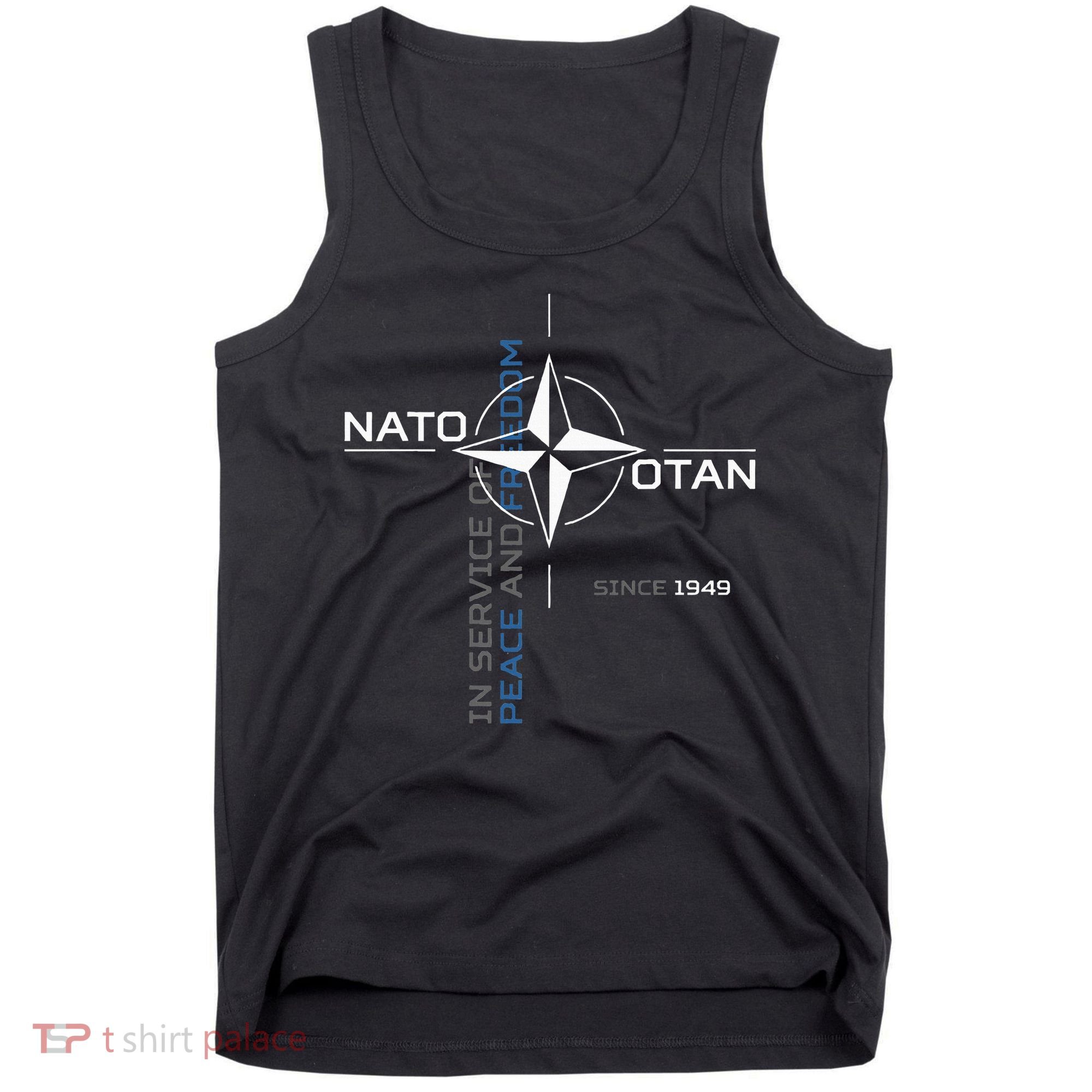 Peace And Freedom Otan Nato Tank Top