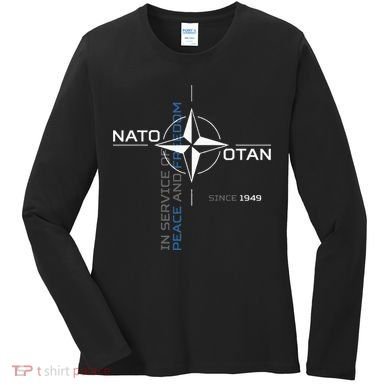 Peace And Freedom Otan Nato Women's Long Sleeve Shirt
