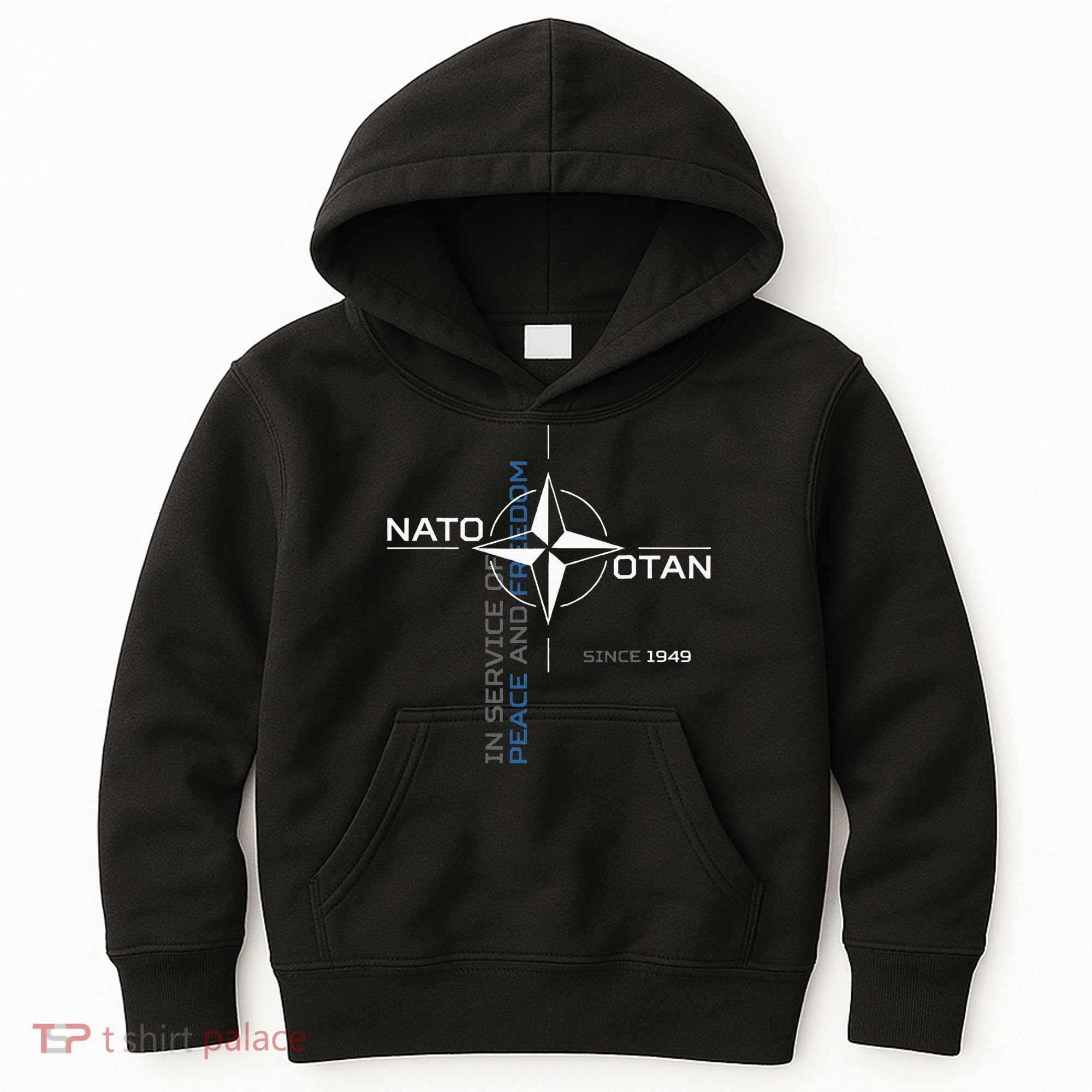 Peace And Freedom Otan Nato Kids Hoodie