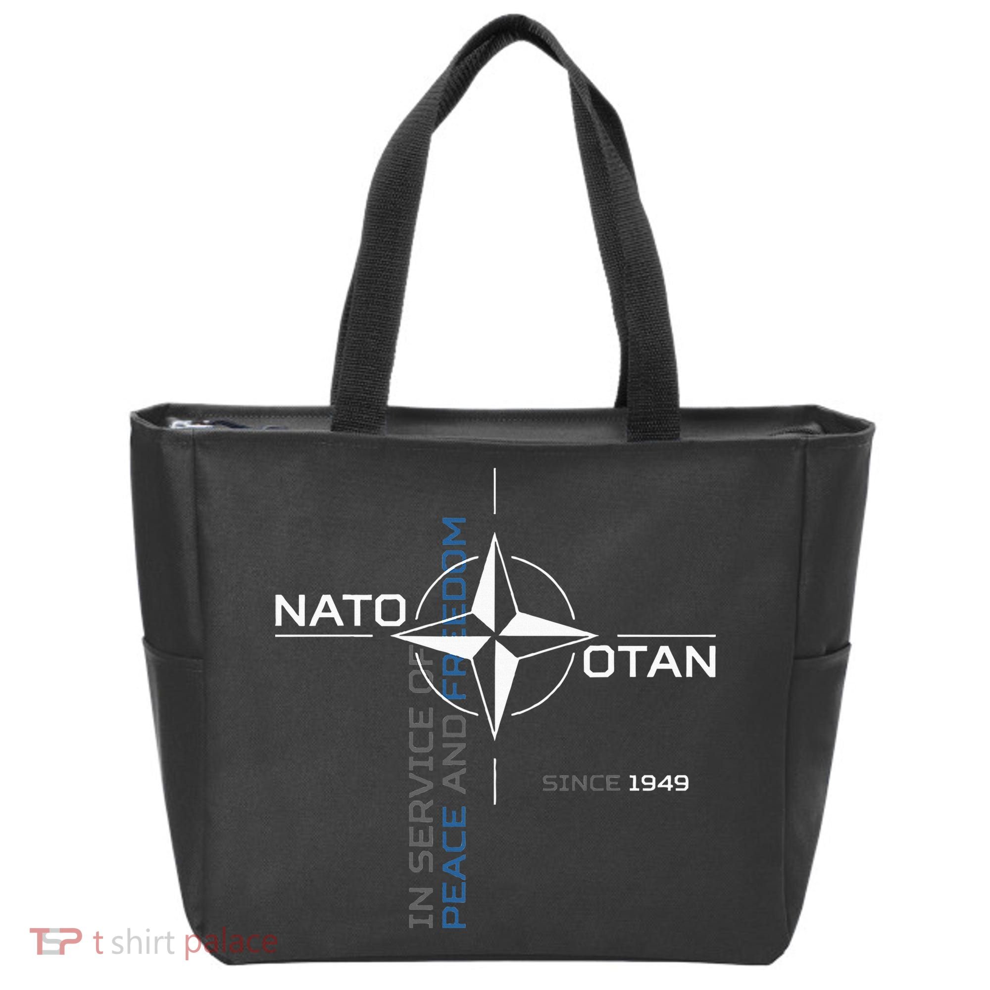 Peace And Freedom Otan Nato Tote Bag