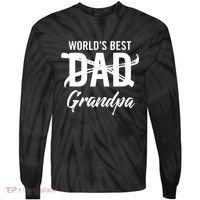 Pregnancy Announcement For Grandparents Tie-Dye Long Sleeve Shirt thumb 0