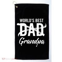 Pregnancy Announcement For Grandparents Golf Towel thumb 0