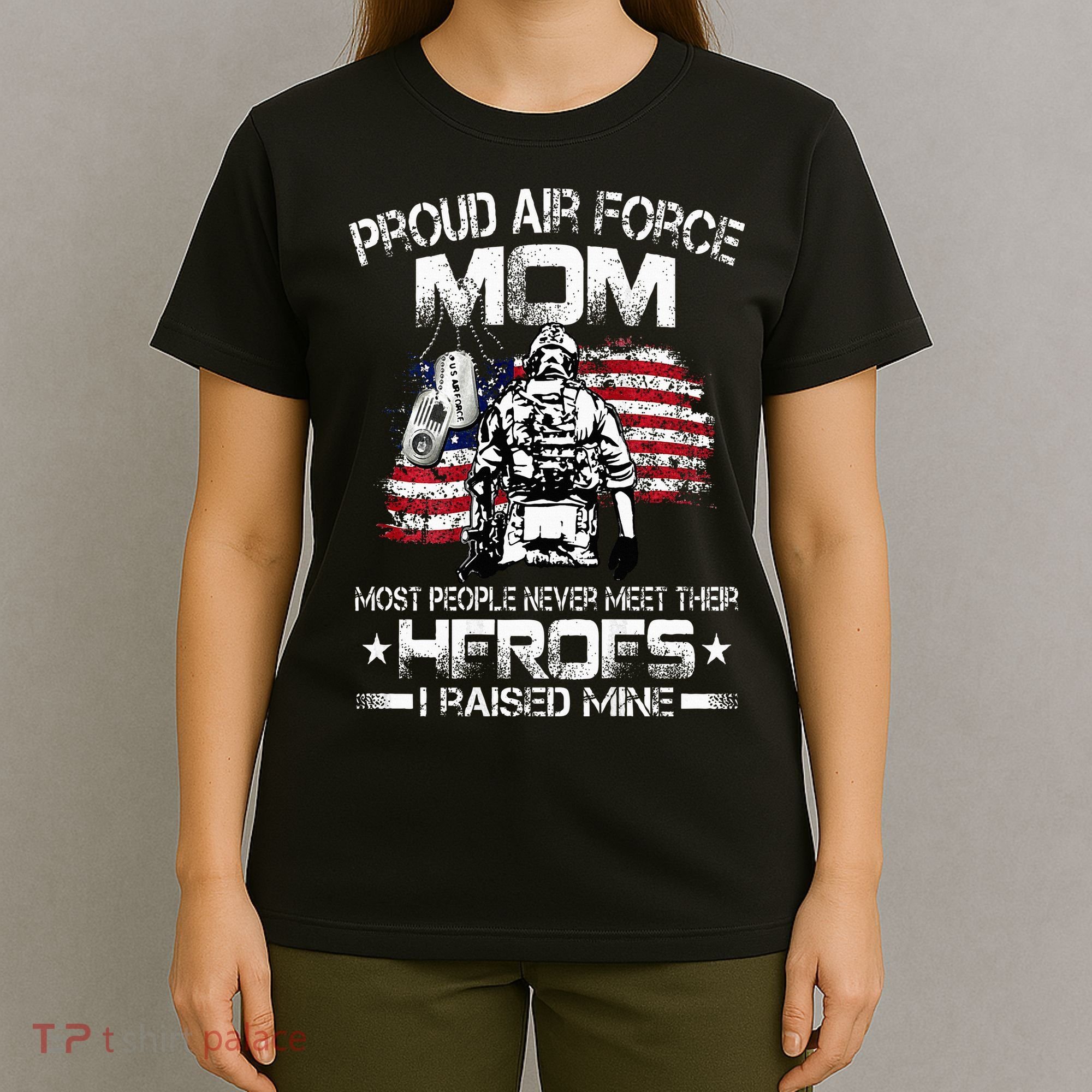 Proud Air Force Mom Air Force Graduation Mom USAF Heroes T-Shirt