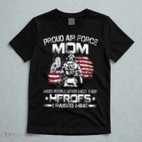 Proud Air Force Mom Air Force Graduation Mom USAF Heroes T-Shirt thumb 5
