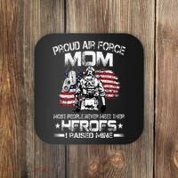 Proud Air Force Mom Air Force Graduation Mom USAF Heroes Coaster thumb 0