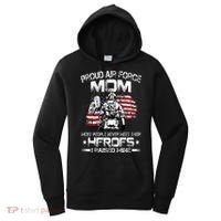 Proud Air Force Mom Air Force Graduation Mom USAF Heroes Women's Hoodie thumb 0