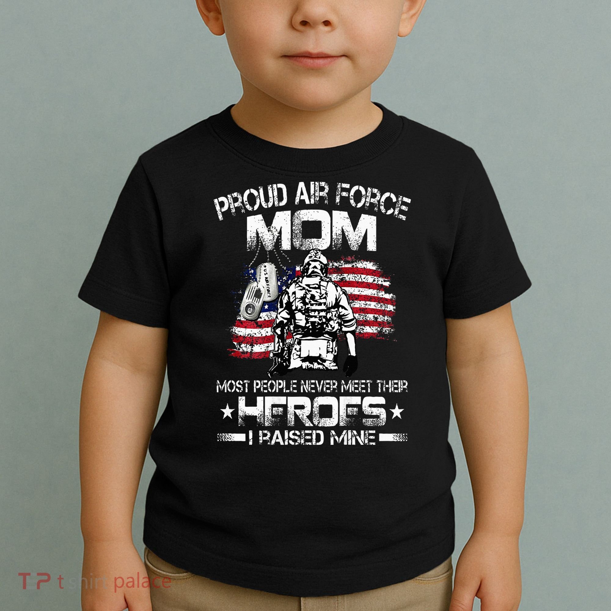 Proud Air Force Mom Air Force Graduation Mom USAF Heroes Toddler T-Shirt