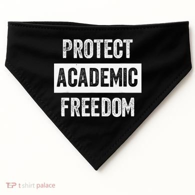 Protect Academic Freedom USA-Made Doggie Bandana