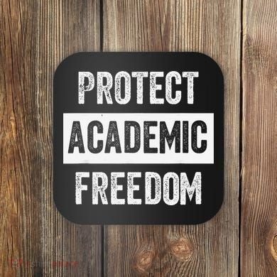Protect Academic Freedom Coaster