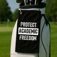 Protect Academic Freedom Golf Towel thumb 2