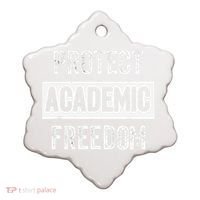 Protect Academic Freedom Ceramic Ornament thumb 0