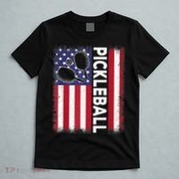 Pickleball American Flag Funny Pickleball Lover T-Shirt thumb 5