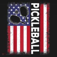 Pickleball American Flag Funny Pickleball Lover Women's Tank Top thumb 5