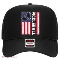Pickleball American Flag Funny Pickleball Lover Hat thumb 0