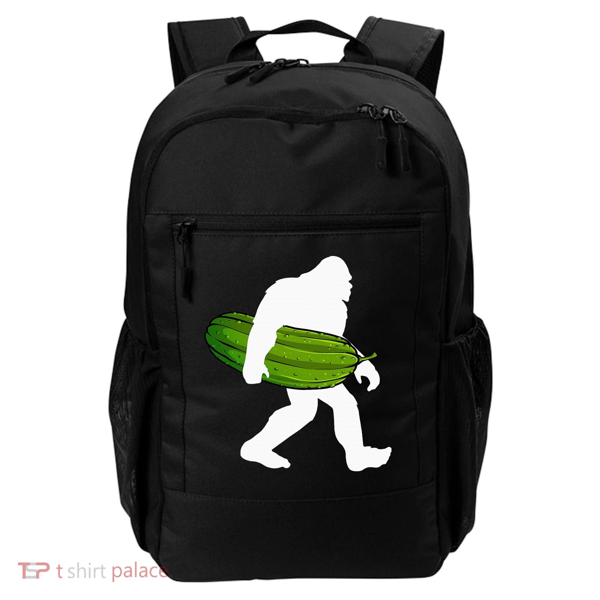Pickle Art For Women Bigfoot Cucumber Backpack