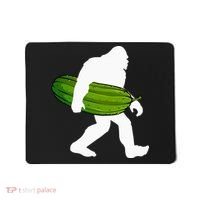 Pickle Art For Women Bigfoot Cucumber Mousepad thumb 0