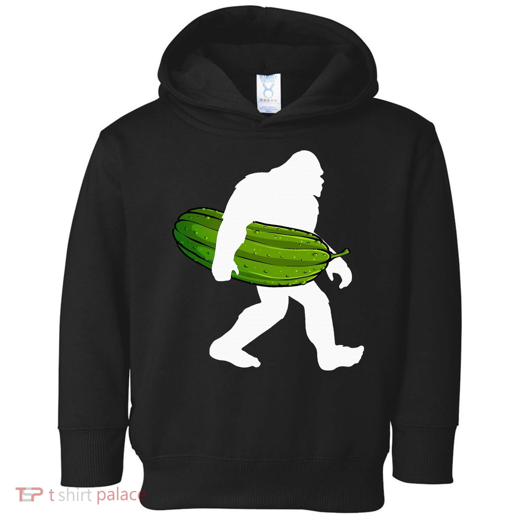 Pickle Art For Women Bigfoot Cucumber Toddler Hoodie