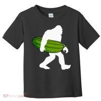 Pickle Art For Women Bigfoot Cucumber Toddler T-Shirt thumb 0